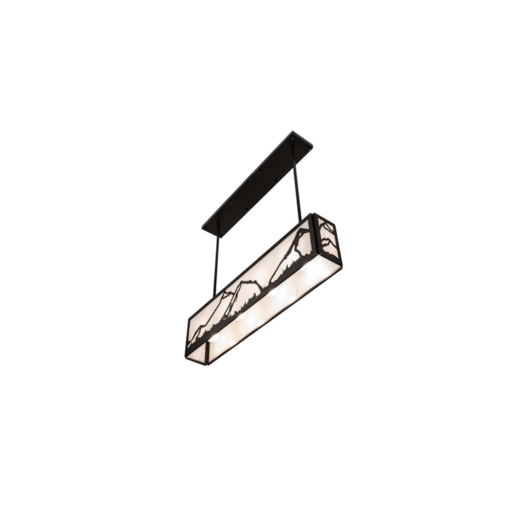 4 Light 34" Wide Linear Pendant