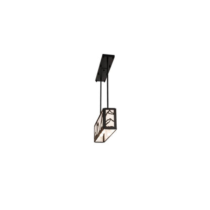 4 Light 34" Wide Linear Pendant
