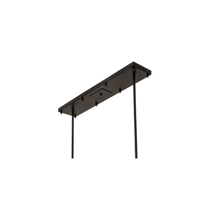 4 Light 34" Wide Linear Pendant