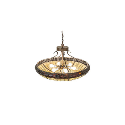 6 Light 36" Wide Pendant