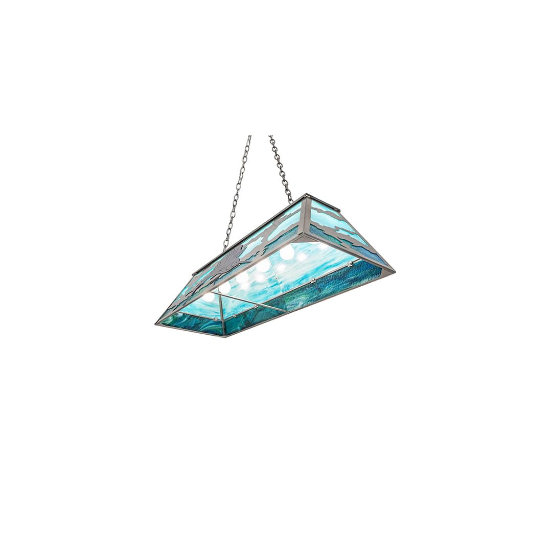 6 Light 48" Wide Linear Pendant