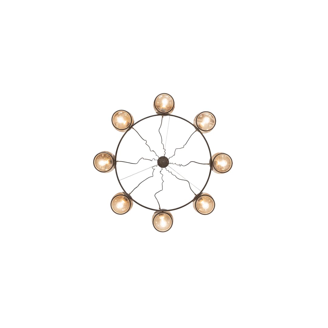8 Light 50" Wide Suspension Pendant