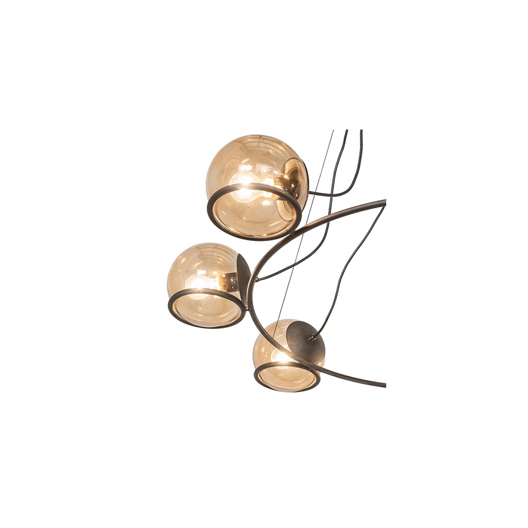 8 Light 50" Wide Suspension Pendant