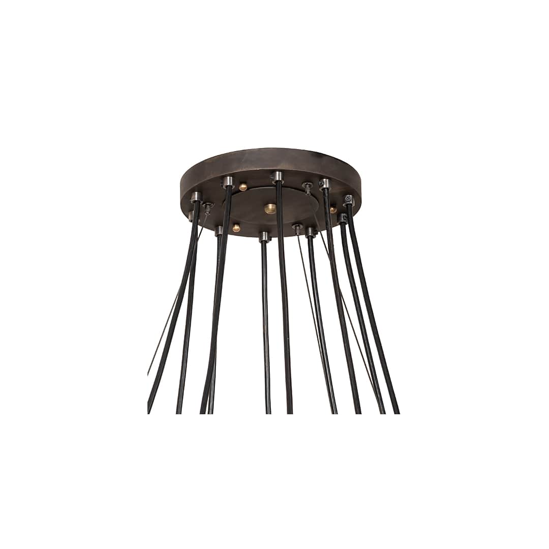 10 Light 73" Wide Suspension Pendant