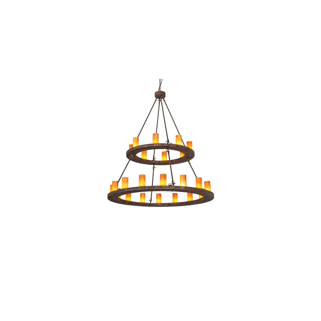 Loxley 24 Light 54" Wide Ring Chandelier