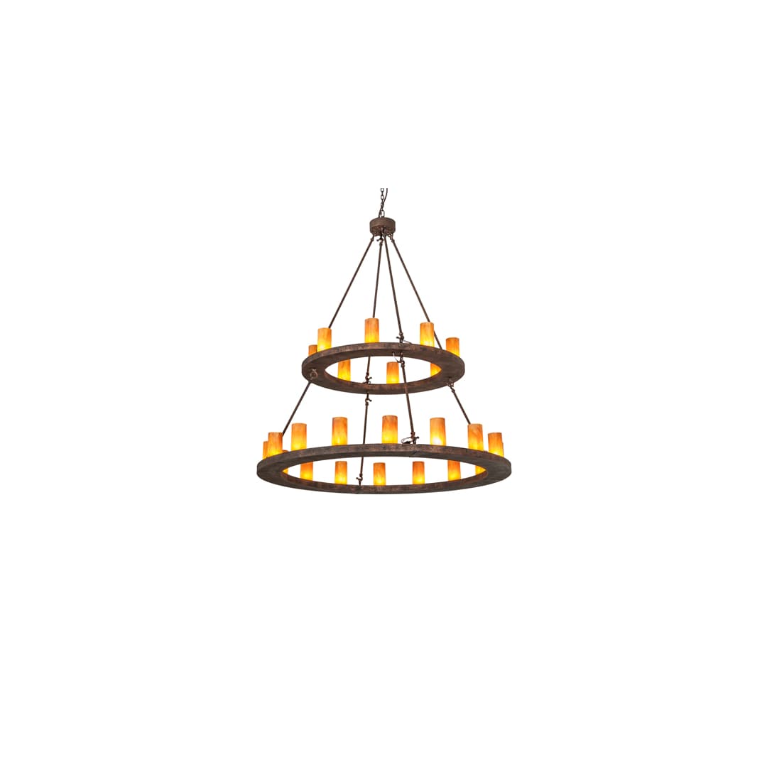 Loxley 24 Light 54" Wide Ring Chandelier