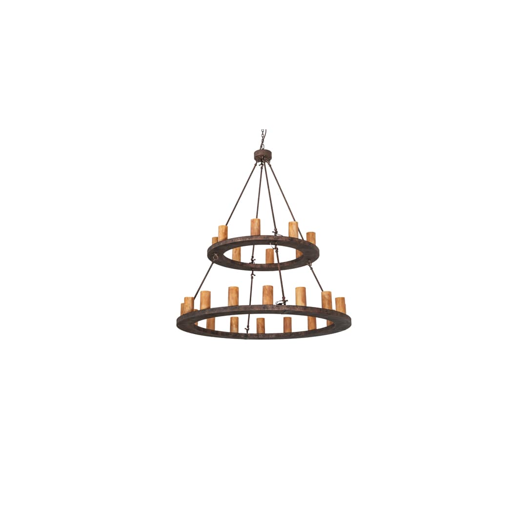 Loxley 24 Light 54" Wide Ring Chandelier