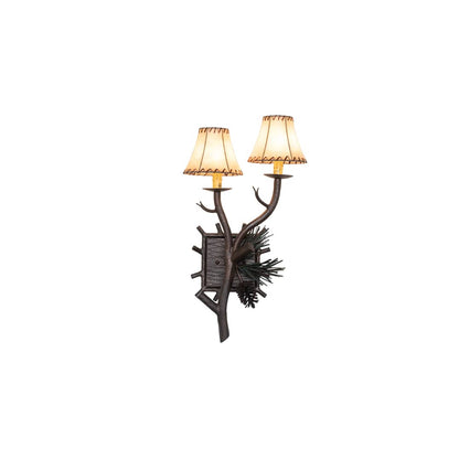 2 Light 22" Tall Wall Sconce