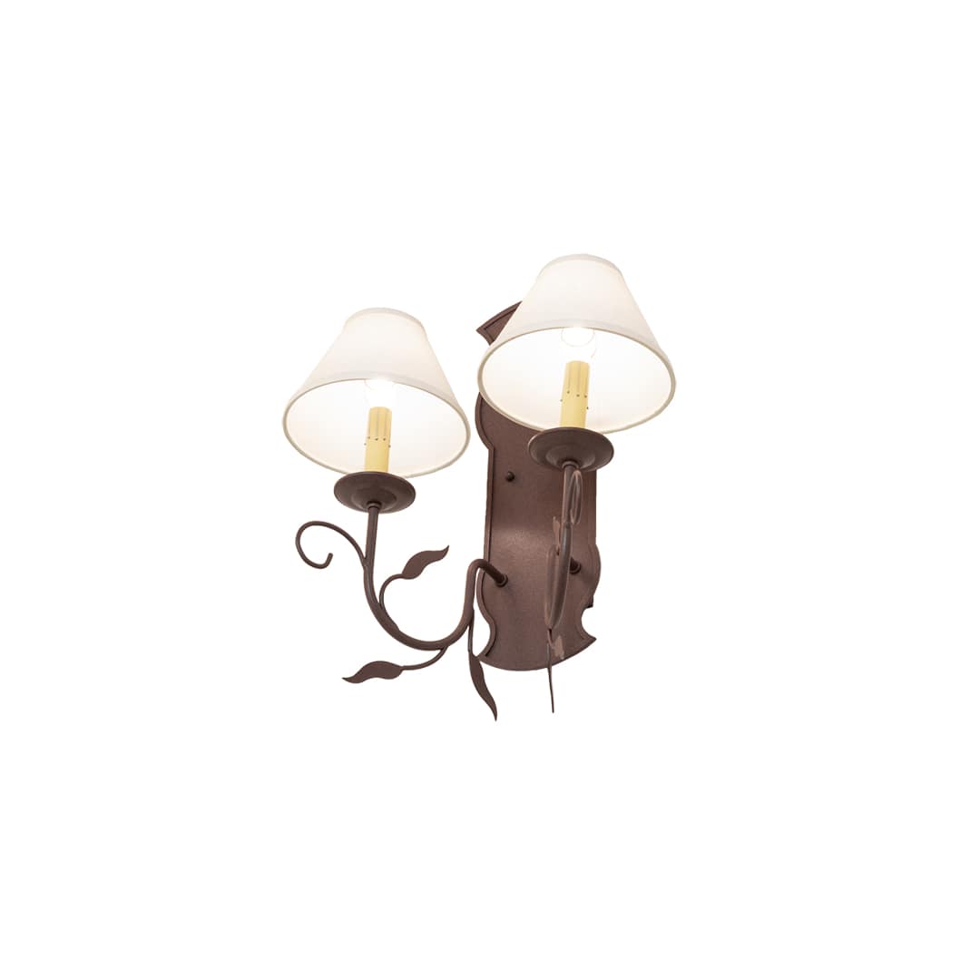 2 Light 20" Tall Wall Sconce