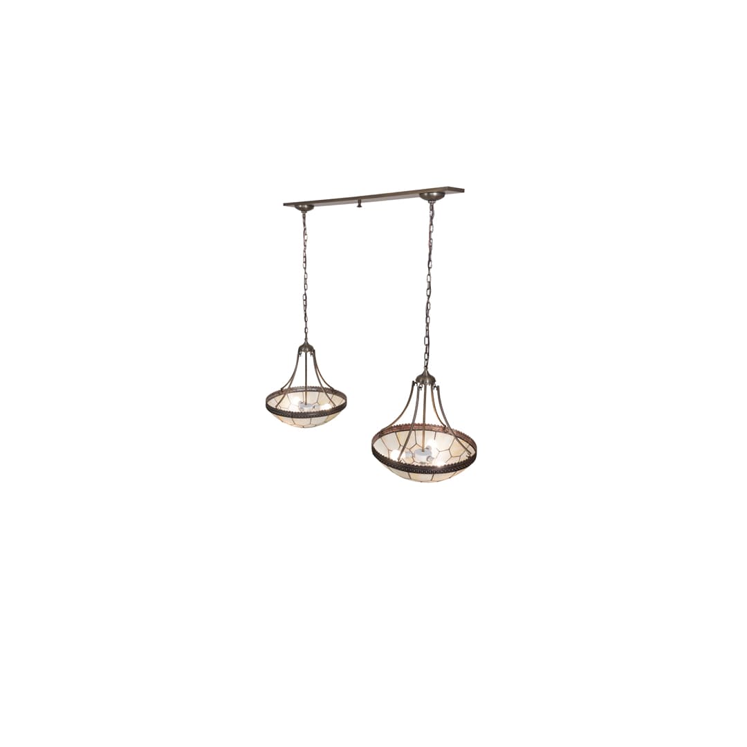 6 Light 56" Wide Linear Pendant