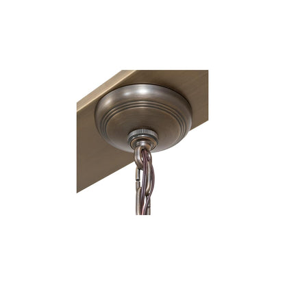 6 Light 56" Wide Linear Pendant