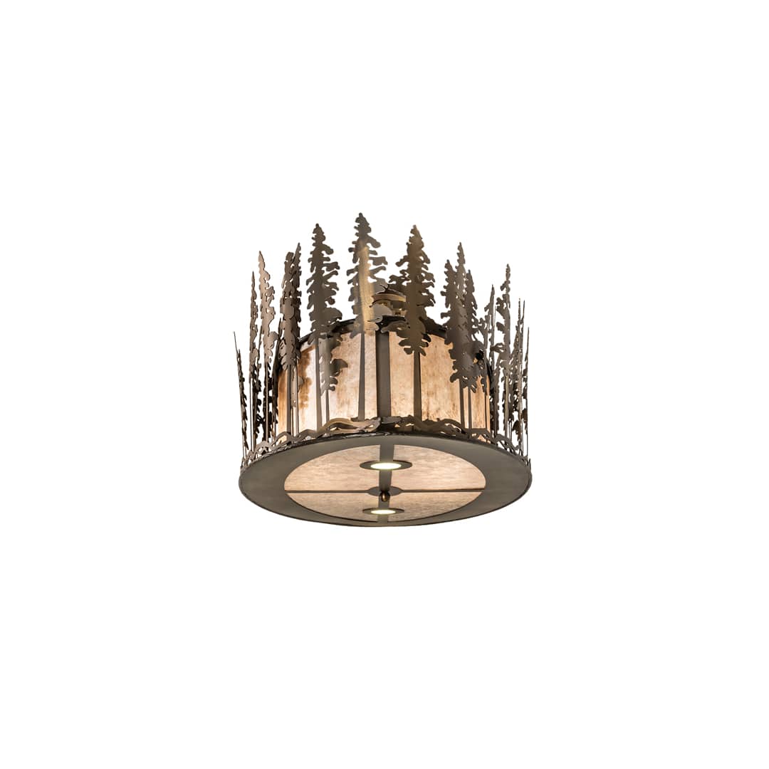 Tall Pines 6 Light 48" Wide Semi-Flush Ceiling Fixture