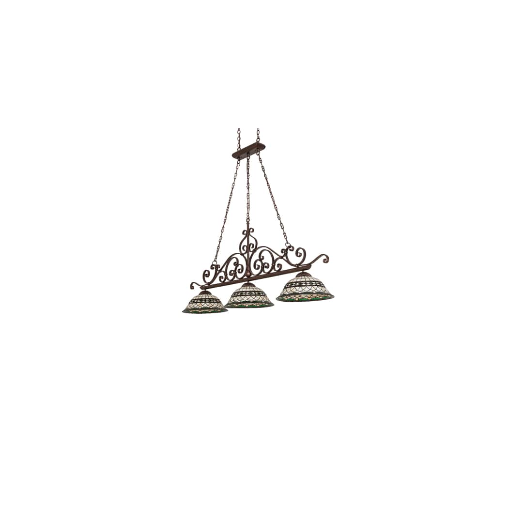 3 Light 67" Wide Linear Pendant