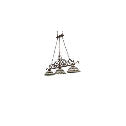 3 Light 67" Wide Linear Pendant