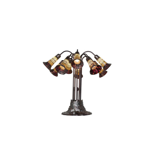 Pond Lily 10 Light 24" Tall Buffet Table Lamp
