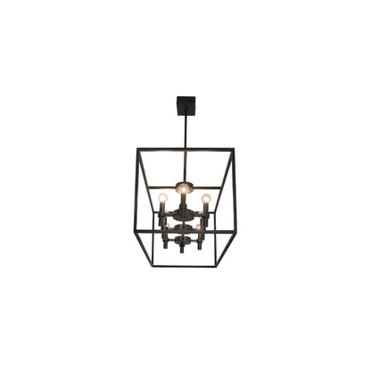 8 Light 17" Wide Linear Pendant