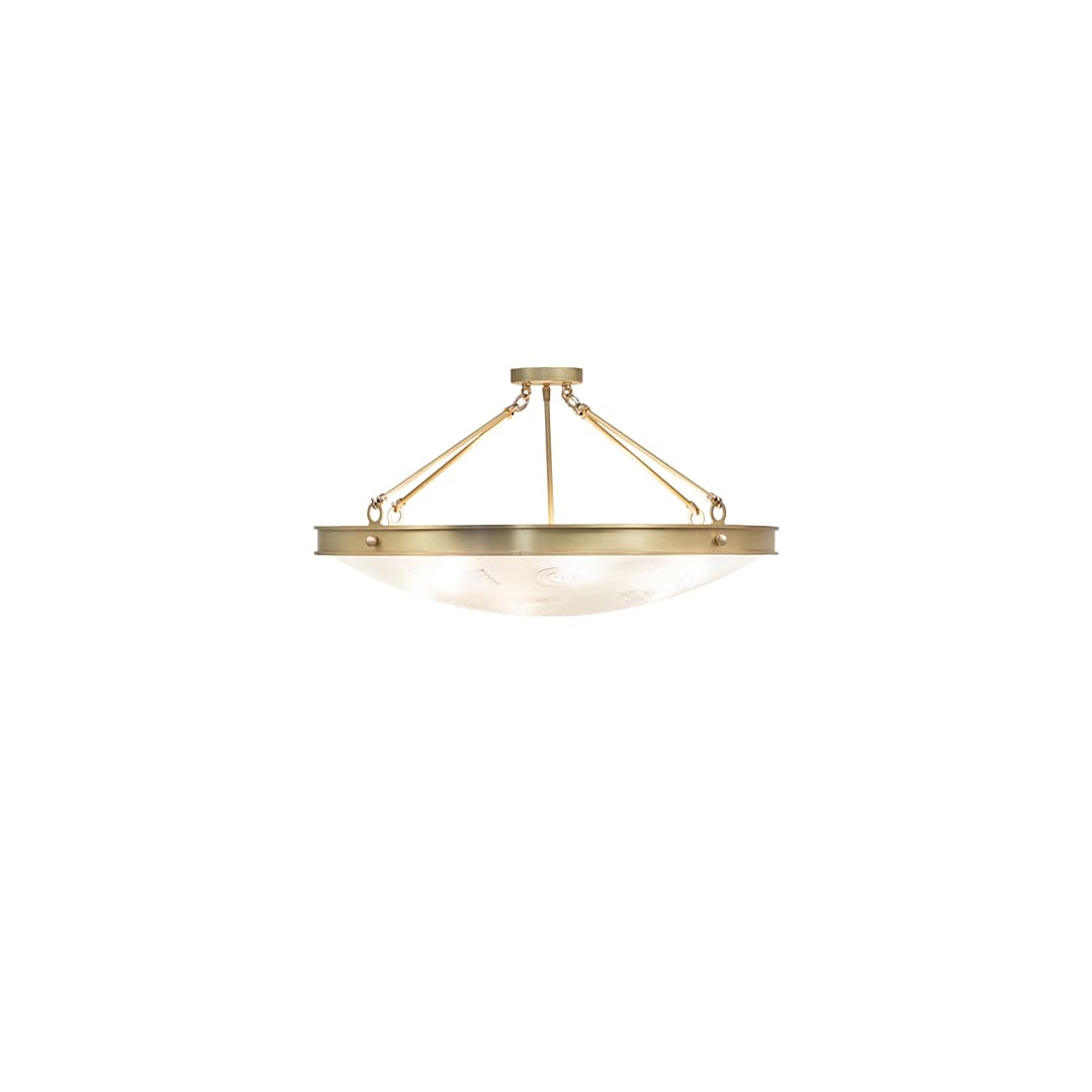 Metro Fusion 6 Light 32" Wide Semi-Flush Bowl Ceiling Fixture