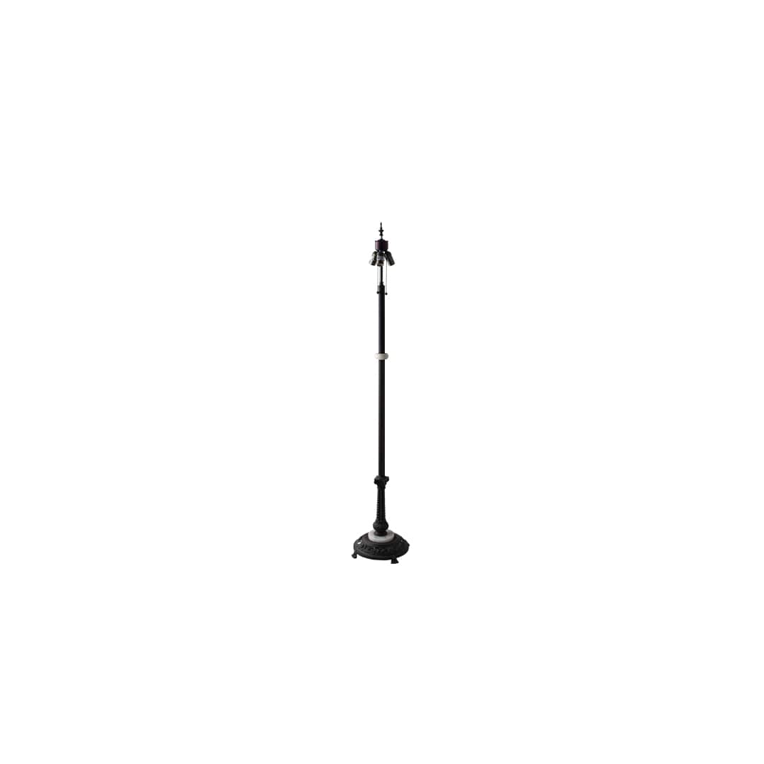 3 Light 62" Tall Tiffany Floor Lamp