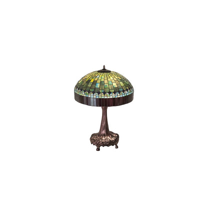 3 Light 31" Tall Tiffany Table Lamp