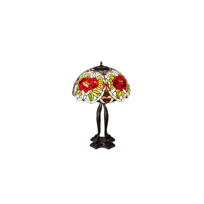 3 Light 30" Tall Tiffany Table Lamp