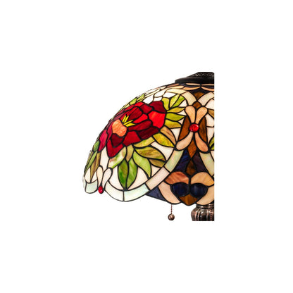 3 Light 30" Tall Tiffany Table Lamp