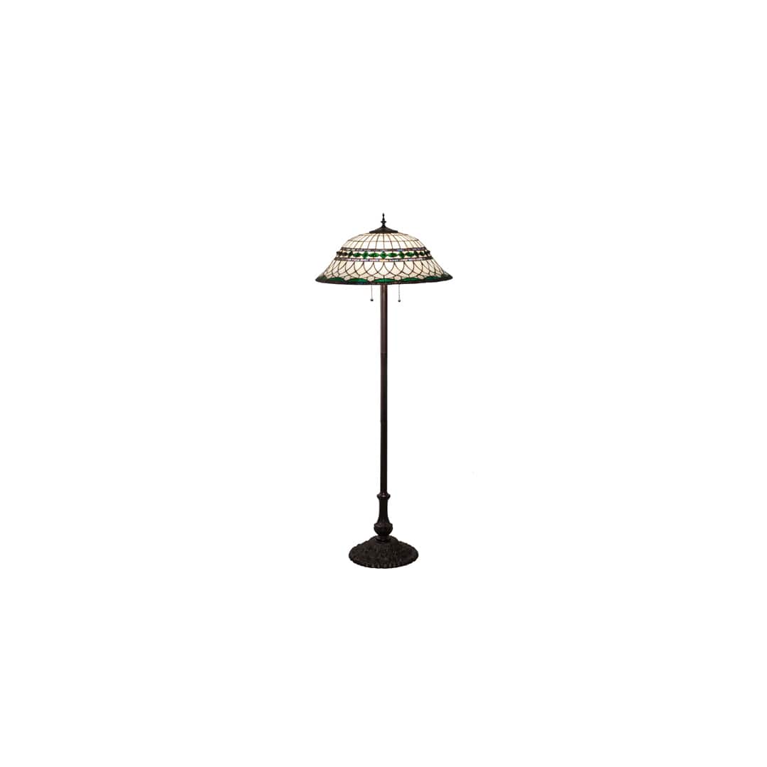 3 Light 62" Tall Torchiere Floor Lamp