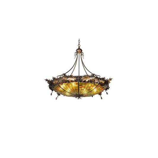 Greenbriar Oak 6 Light 42" Wide Pendant