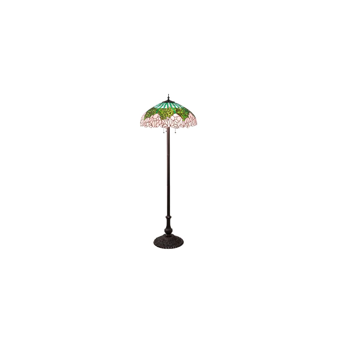 3 Light 62" Tall Tiffany Floor Lamp