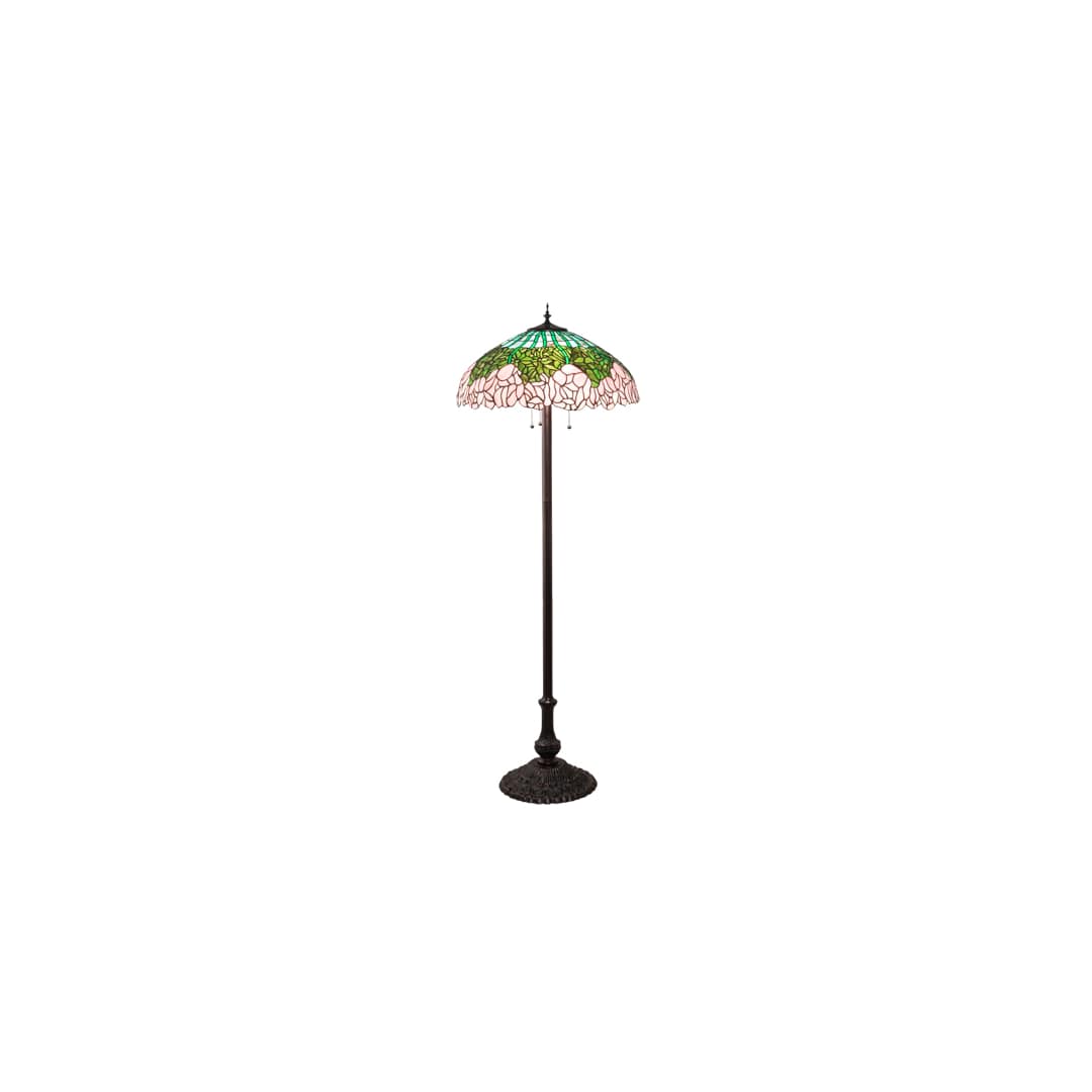 3 Light 62" Tall Tiffany Floor Lamp