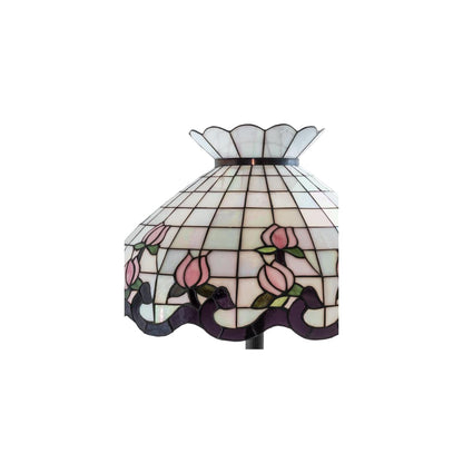 3 Light 62" Tall Tiffany Floor Lamp