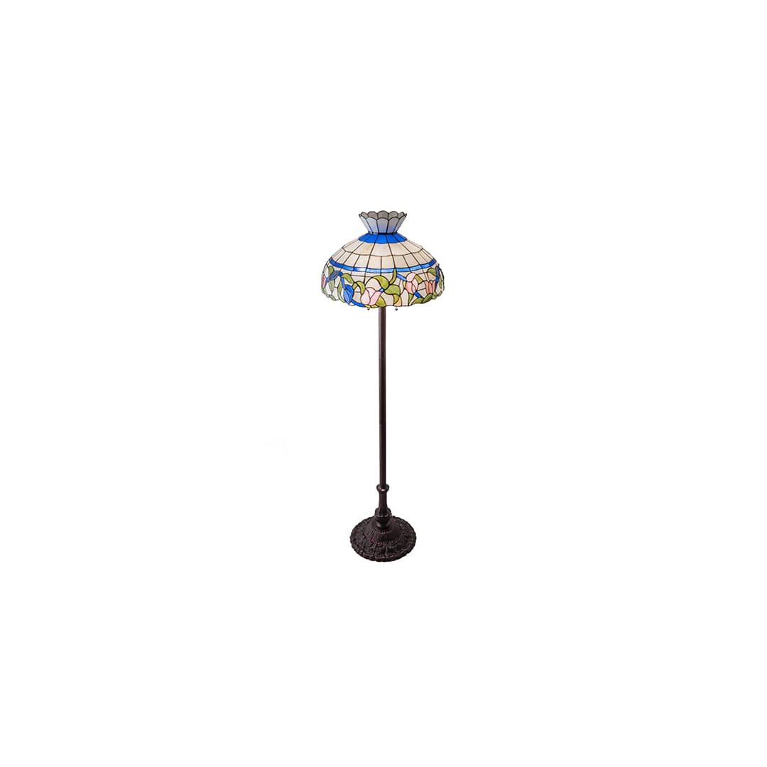 3 Light 62" Tall Tiffany Floor Lamp