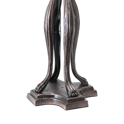 3 Light 30" Tall Tiffany Table Lamp
