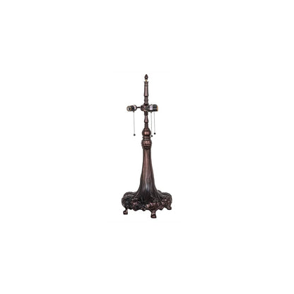 3 Light 31" Tall Tiffany Table Lamp