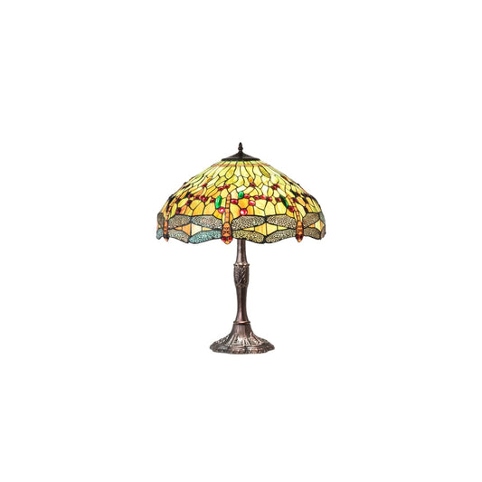 3 Light 26" Tall Tiffany Table Lamp