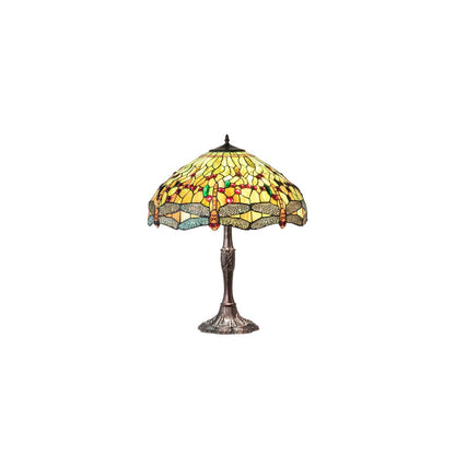 3 Light 26" Tall Tiffany Table Lamp