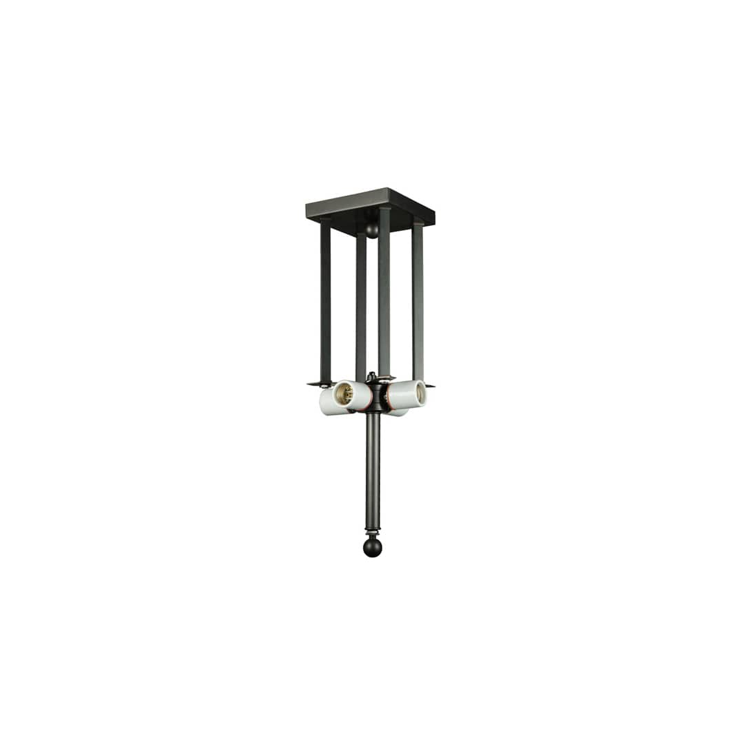 Prairie Loft 4 Light 25" Wide Semi-Flush Ceiling Fixture
