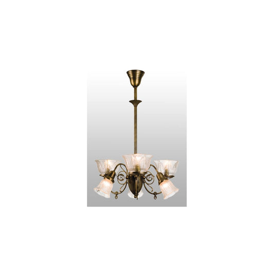 Bleeker 6 Light 26" Wide Chandelier with Clear Glass Shades