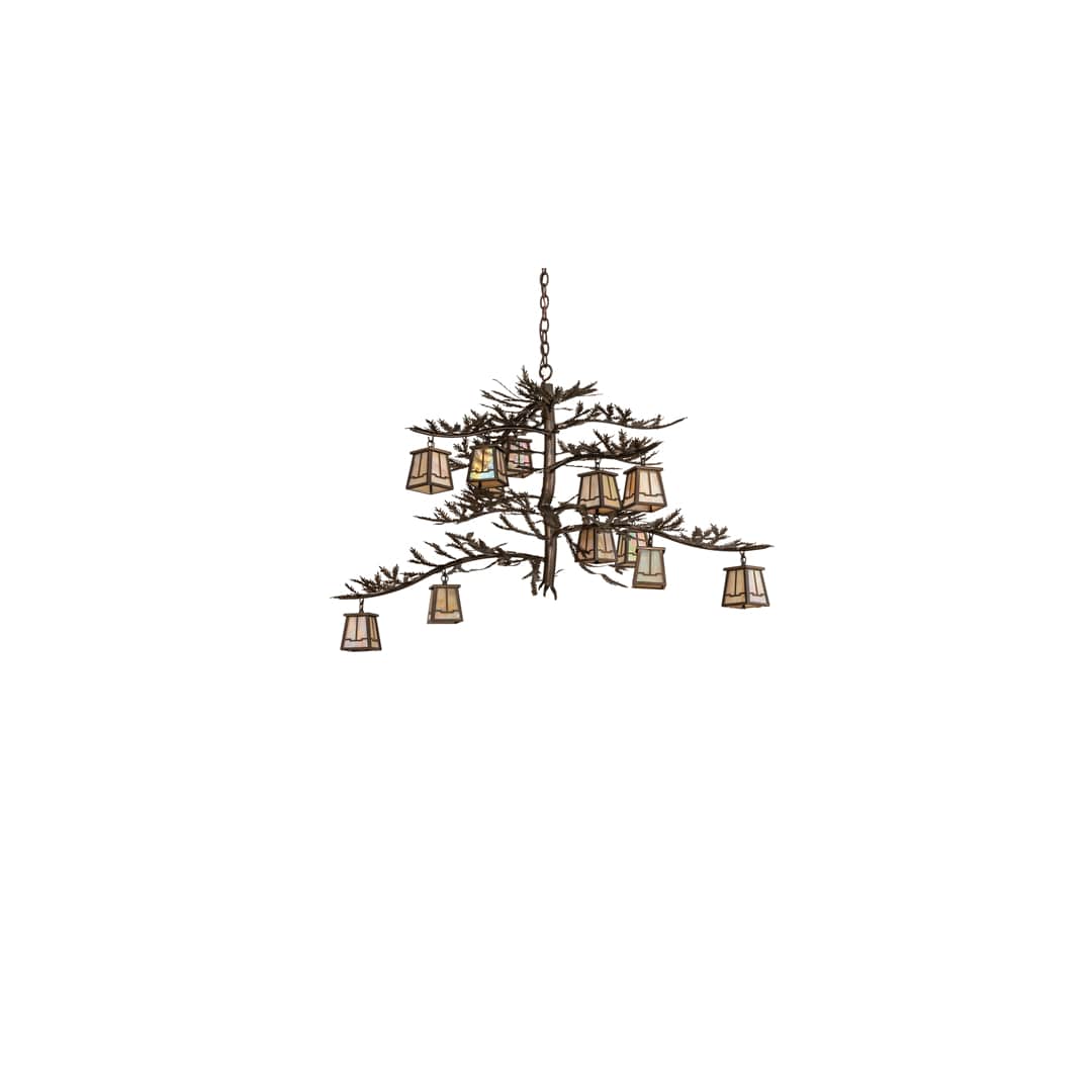Pine Branch Valley View 12 Light 36" Wide Chandelier