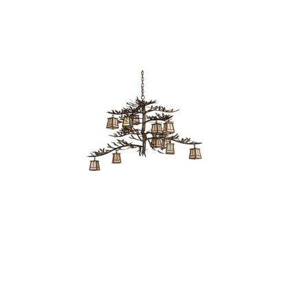 Pine Branch Valley View 12 Light 36" Wide Chandelier