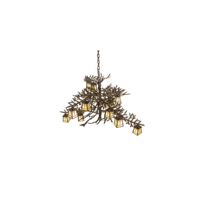 Pine Branch Valley View 12 Light 36" Wide Chandelier