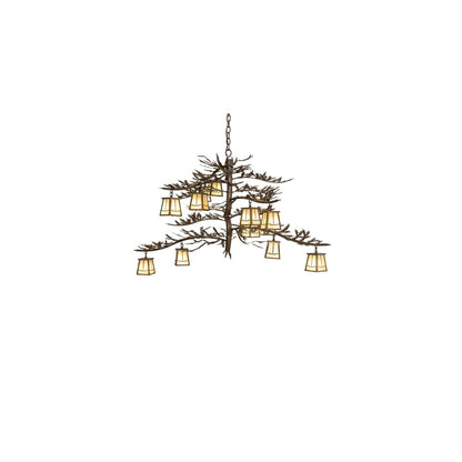 Pine Branch Valley View 12 Light 36" Wide Chandelier