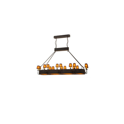 Carpathian 28 Light 82" Wide Linear Chandelier