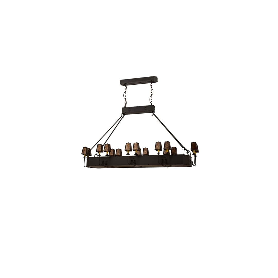 Carpathian 28 Light 82" Wide Linear Chandelier