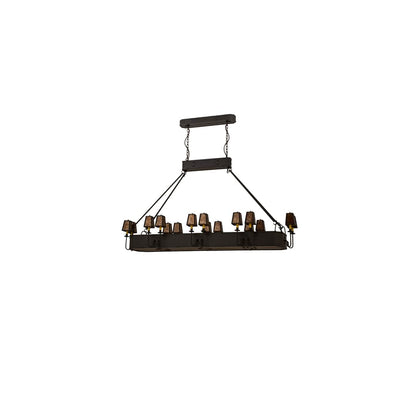 Carpathian 28 Light 82" Wide Linear Chandelier