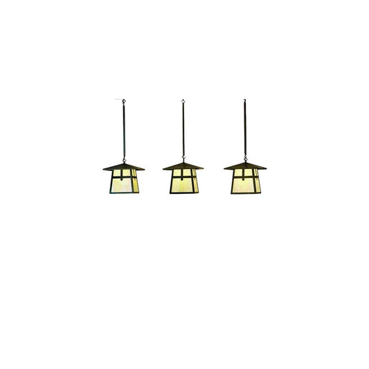Stillwater Cross Mission 3 Light 17" Wide Linear Pendant