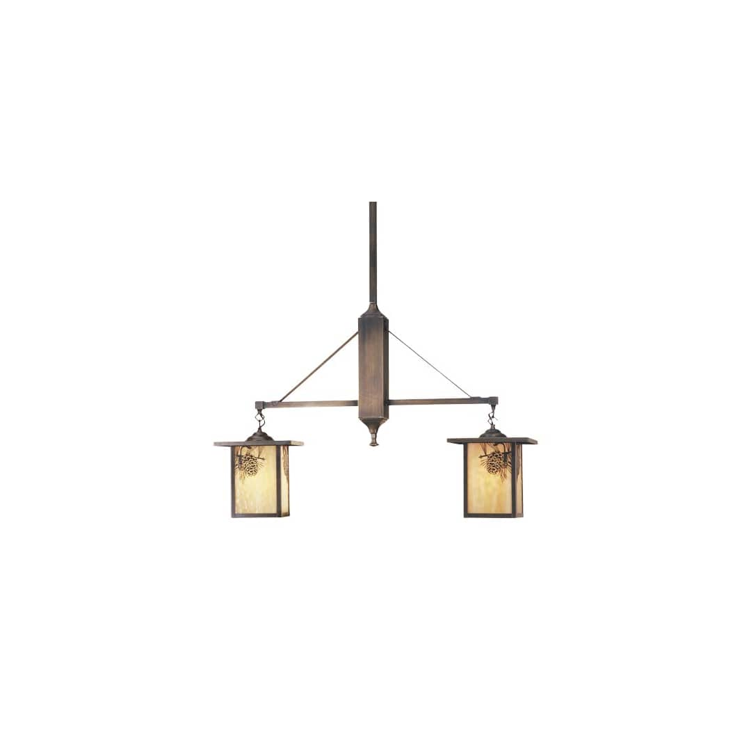Hyde Park 2 Light 9" Wide Linear Pendant