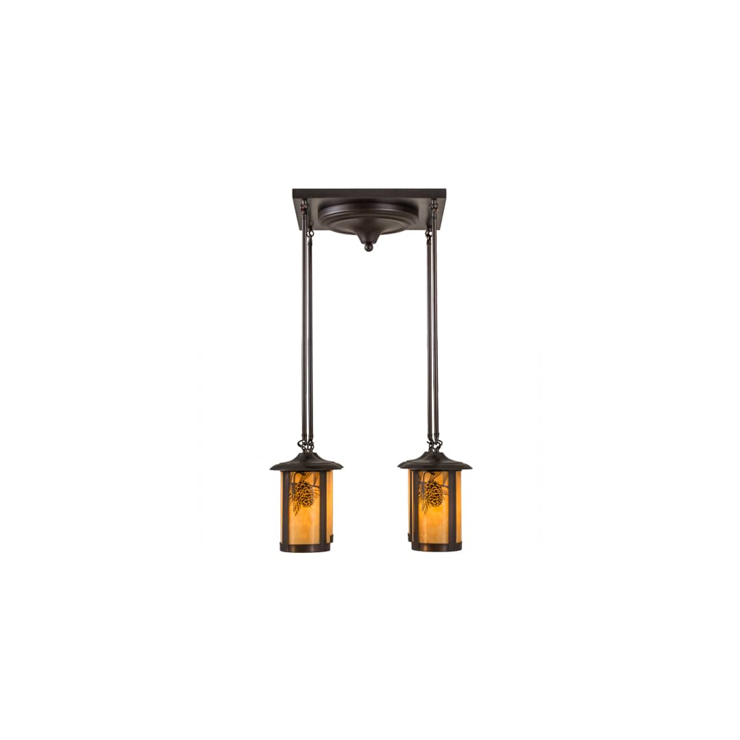 Fulton Winter Pine 4 Light 27" Wide Multi Light Pendant