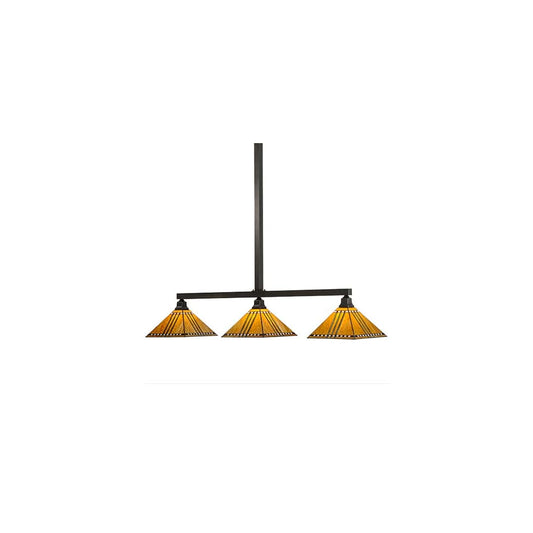 Prairie Corn 3 Light 13" Wide Linear Pendant