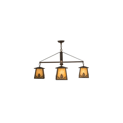 Stillwater Mountain Pine 4 Light 38" Wide Chandelier