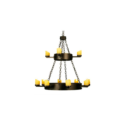 Kingston 12 Light 37" Wide Pillar Candle Style Chandelier